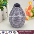 Mini Steingut Vase ,, geprägte Blumenvase